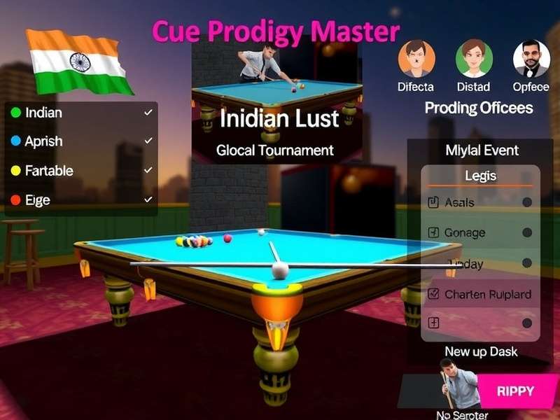 Cue Prodigy Master Indian tournament event
